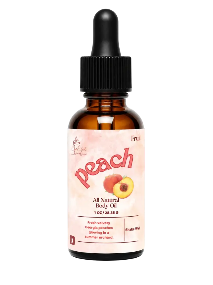 Peach body oil 1 oz hydrating and protecting