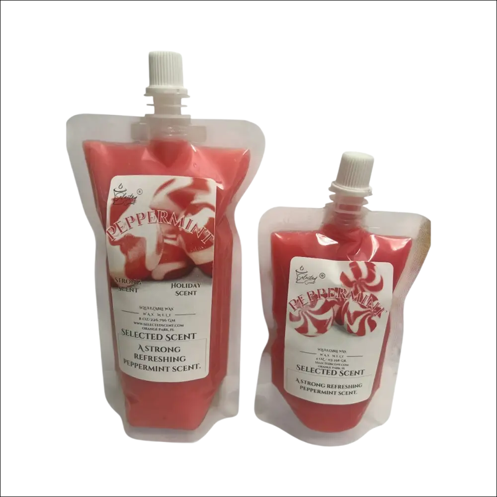 Peppermint squeezable wax melt all natural melts