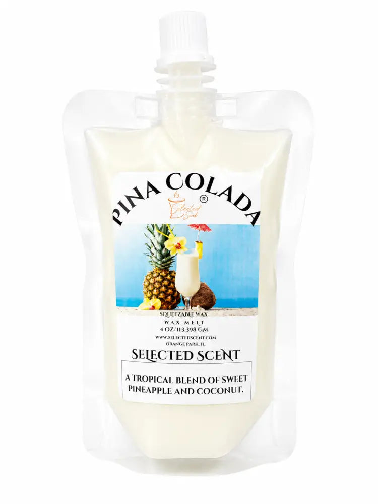 Pina colada squeezable wax melts selected scent - 4 ounces