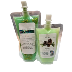 Pine tree squeezable wax melt long lasting fragrance