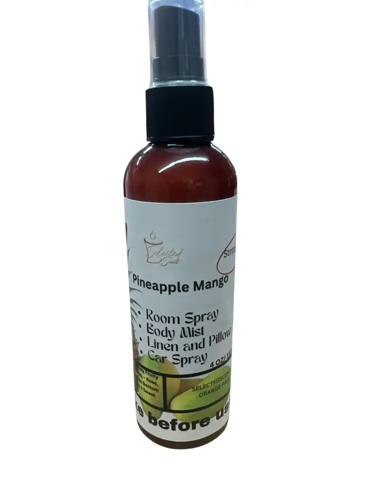 Pineapple mango room & linen spray – natural long-lasting scent - 4oz