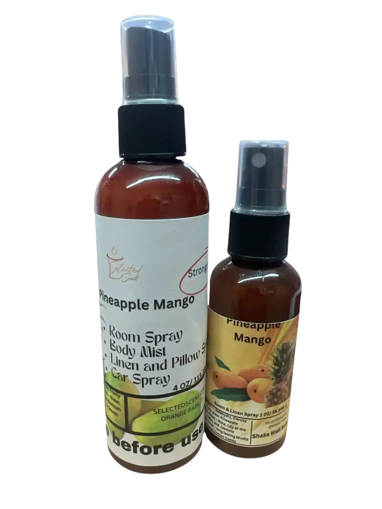 Pineapple mango room & linen spray – natural long-lasting scent