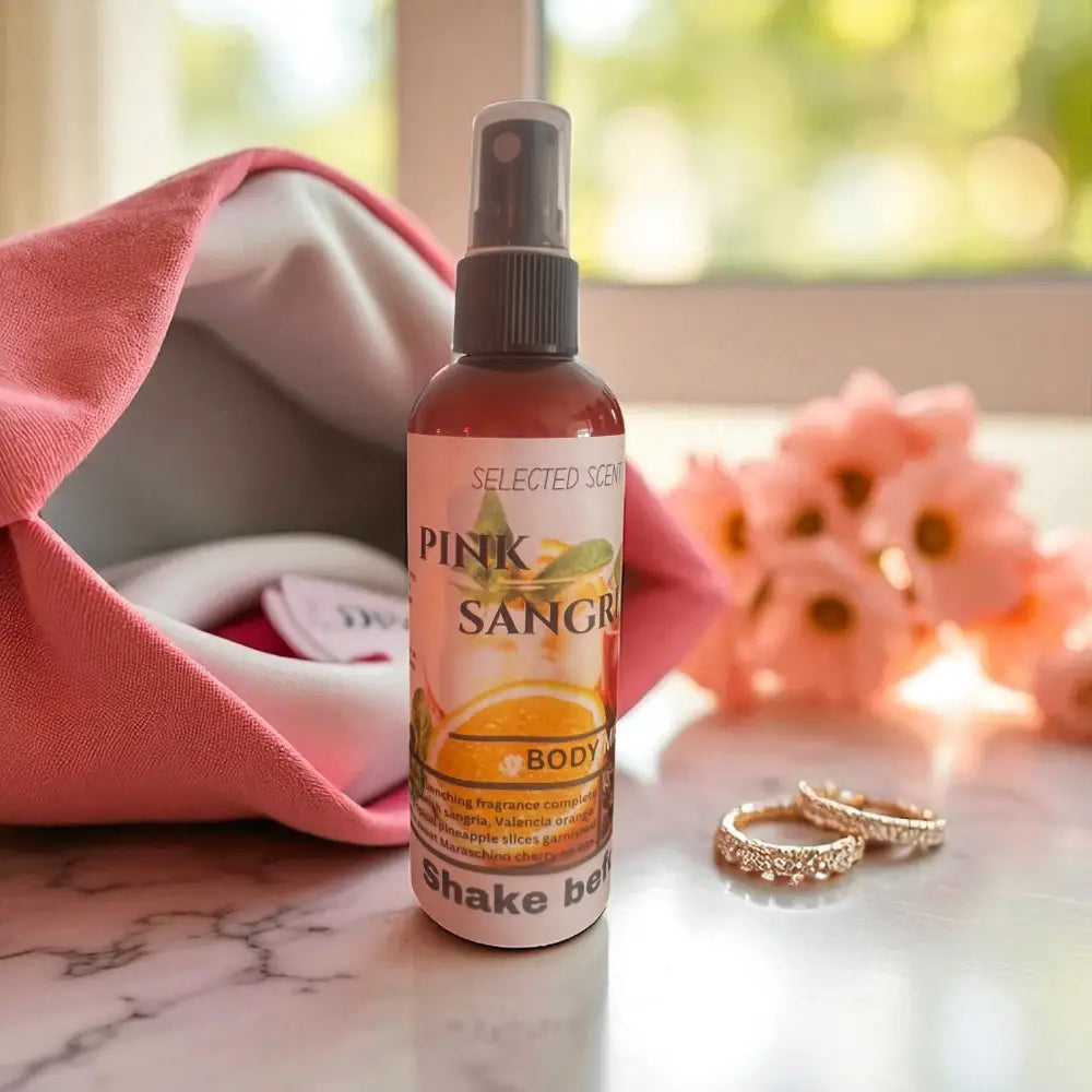 Pink sangria body mist 4 oz alcohol free