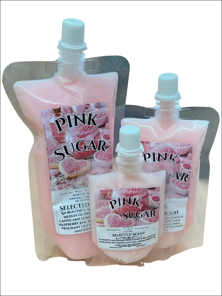 Pink sugar squeezable wax melt
