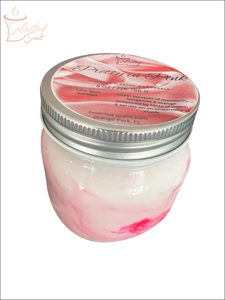 Pretty In Pink 8 Oz Candle Love Spells