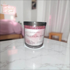 Pretty in Pink 8 Oz Specialty Candle Mandarin Bergamot Peach