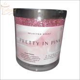 Pretty in Pink 8 Oz Specialty Candle Mandarin Bergamot Peach