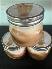 Selected Scent candles in glass jars with metal lids featuring an extremely strong scent for long-lasting fragrance