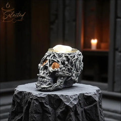 Skull Ladies Wax And Oil Warmer Electric Decorative Warmer