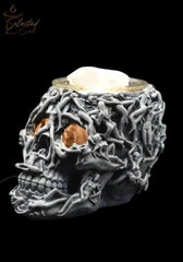 Skull Ladies Wax And Oil Warmer Electric Decorative Warmer