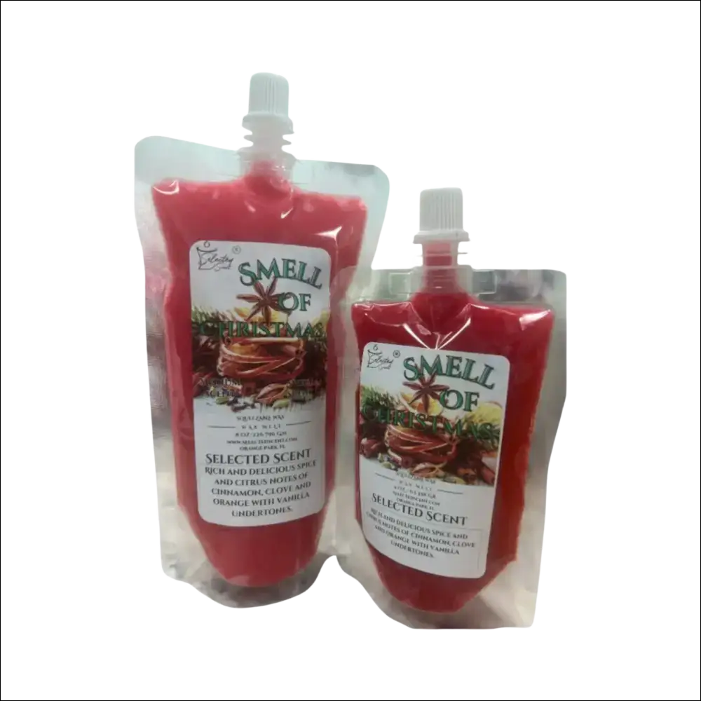 Smell of christmas squeezable wax melt all natural melts