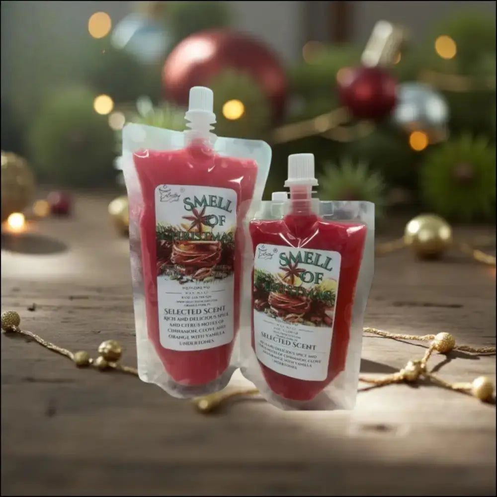 Smell of christmas squeezable wax melt all natural melts