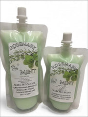 Squeezable all-natural long-lasting wax melts for home fragrance warmers - rosemary mint / 1.5 ounces