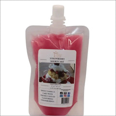 Strawberry shortcake squeezable wax melt dessert scented for home - 4 ounces