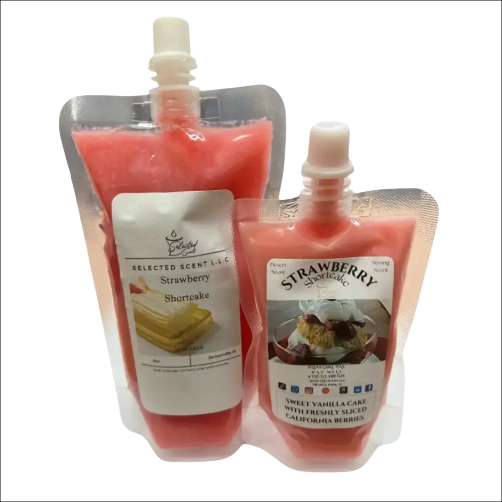 Strawberry shortcake squeezable wax melt dessert scented for home