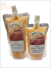 Selected Scent Sun and Sand long lasting citrus wax melts with sweet orange, citrus, lavender, and musk fragrance