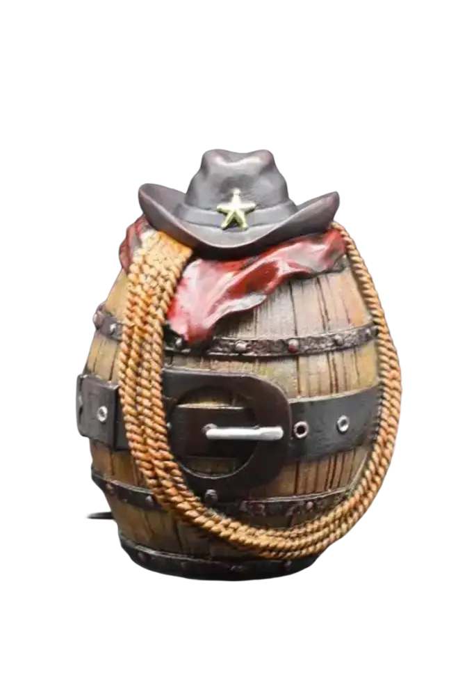 Texas barrel wax and oil warmer electric with dimmer wheel