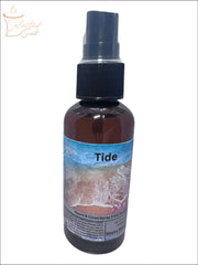 Selected Scent Tide natural fresh room spray for home with ocean-inspired scent in brown spray bottle