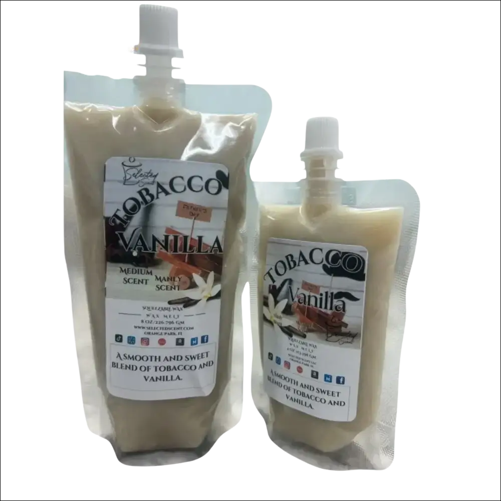 Tobac vanilla scented squeezable wax melts for warmers