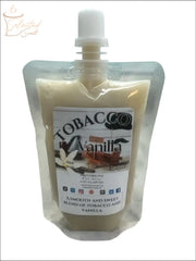 Selected Scent Tobacco Vanilla scented wax melts for warmers in a refill pouch with smooth blend