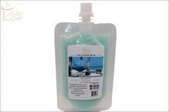 Selected Scent unique wax melt pouch fragrance with blue tropical Vacation Bum scent in resealable pouch