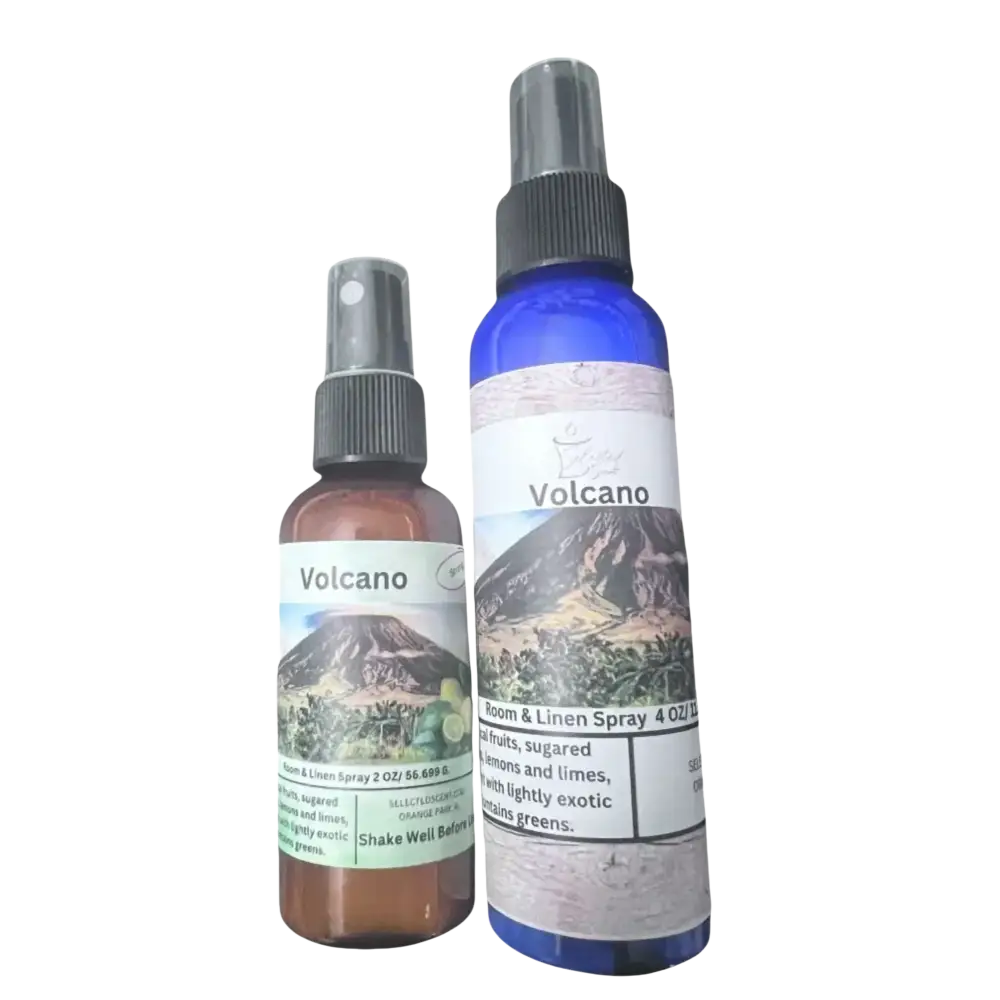 Volcano room and linen spray an eruption of scent
