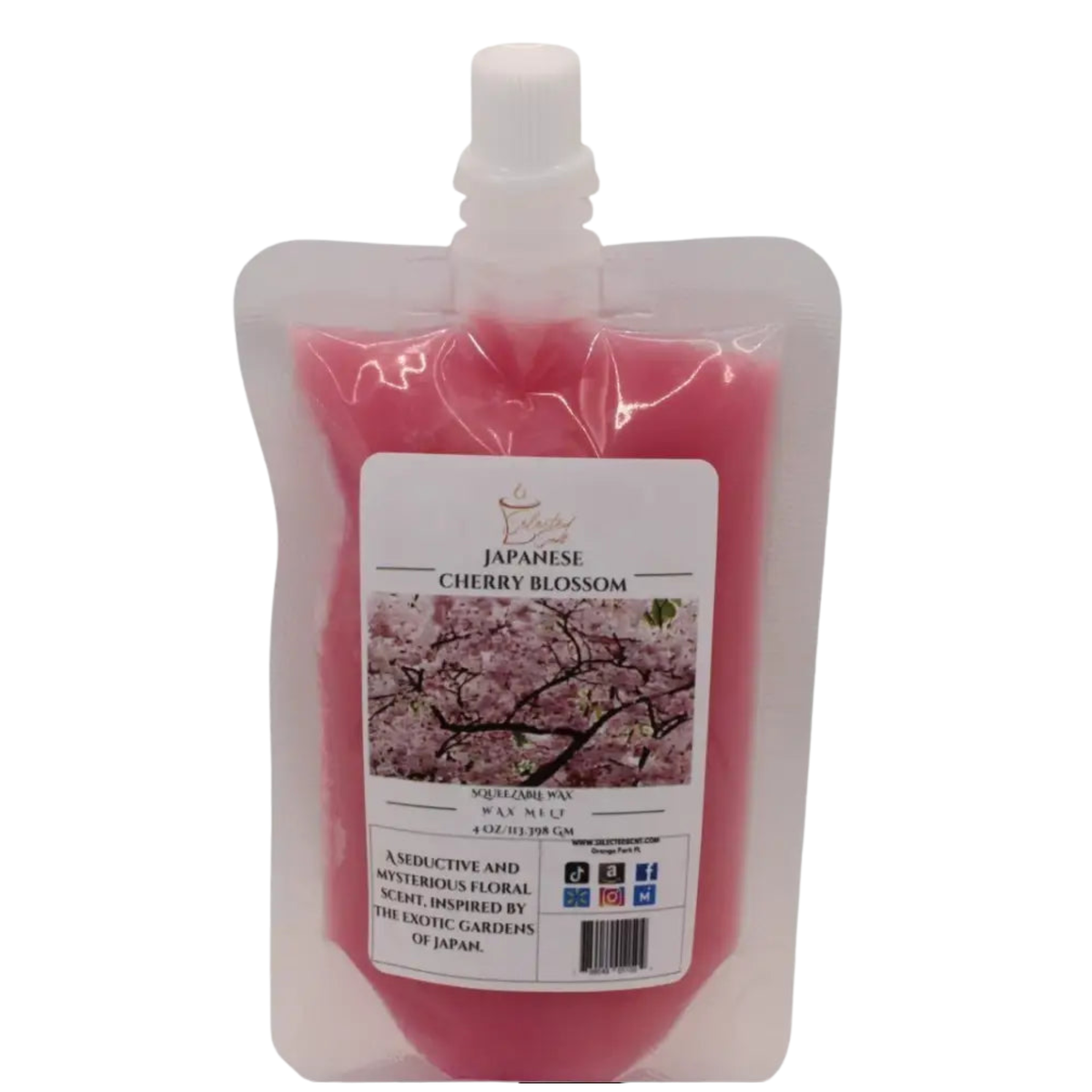 Japanese Cherry Blossom Squeezable Wax Melt Pack