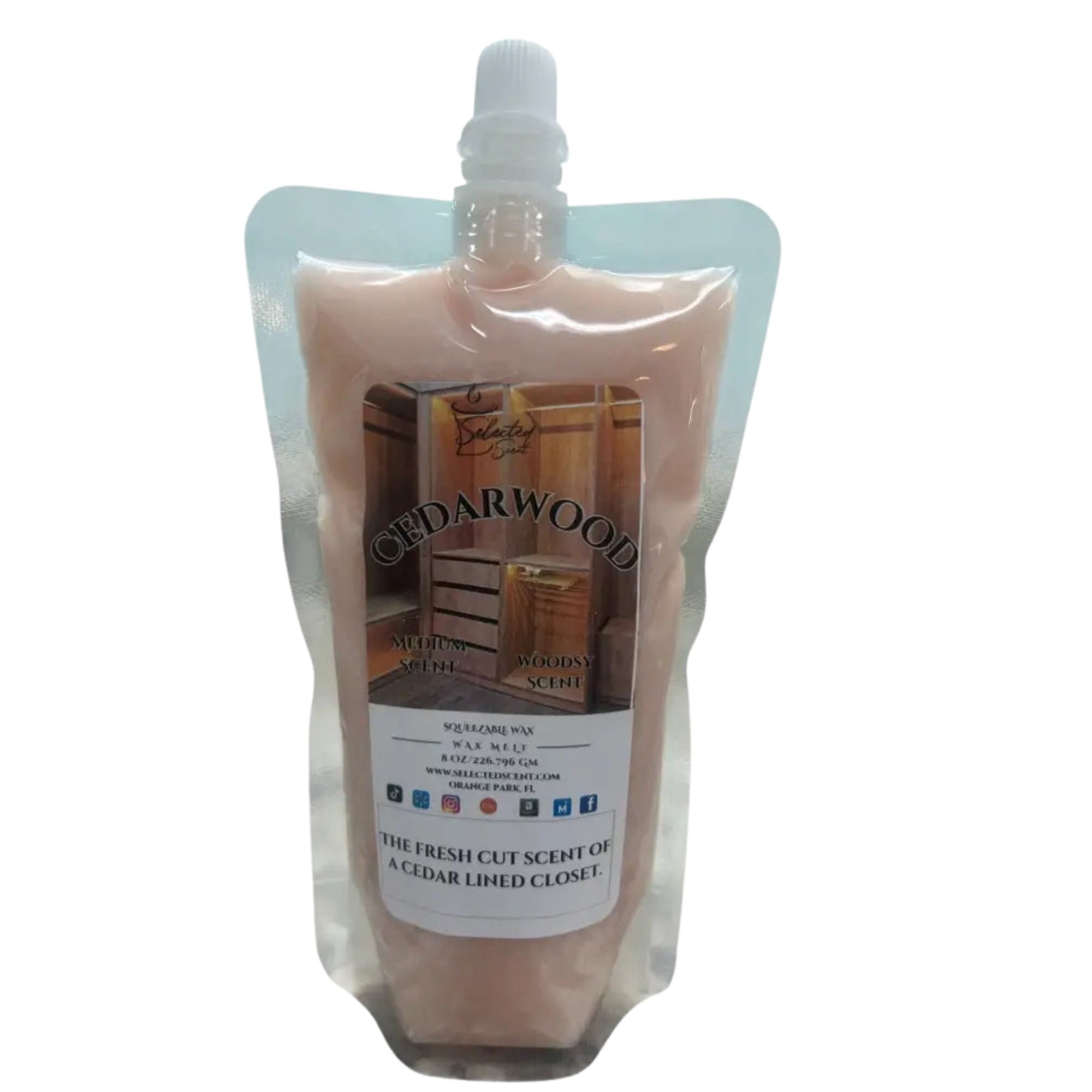Cedarwood Squeezable Wax Melts Natural And Long Lasting