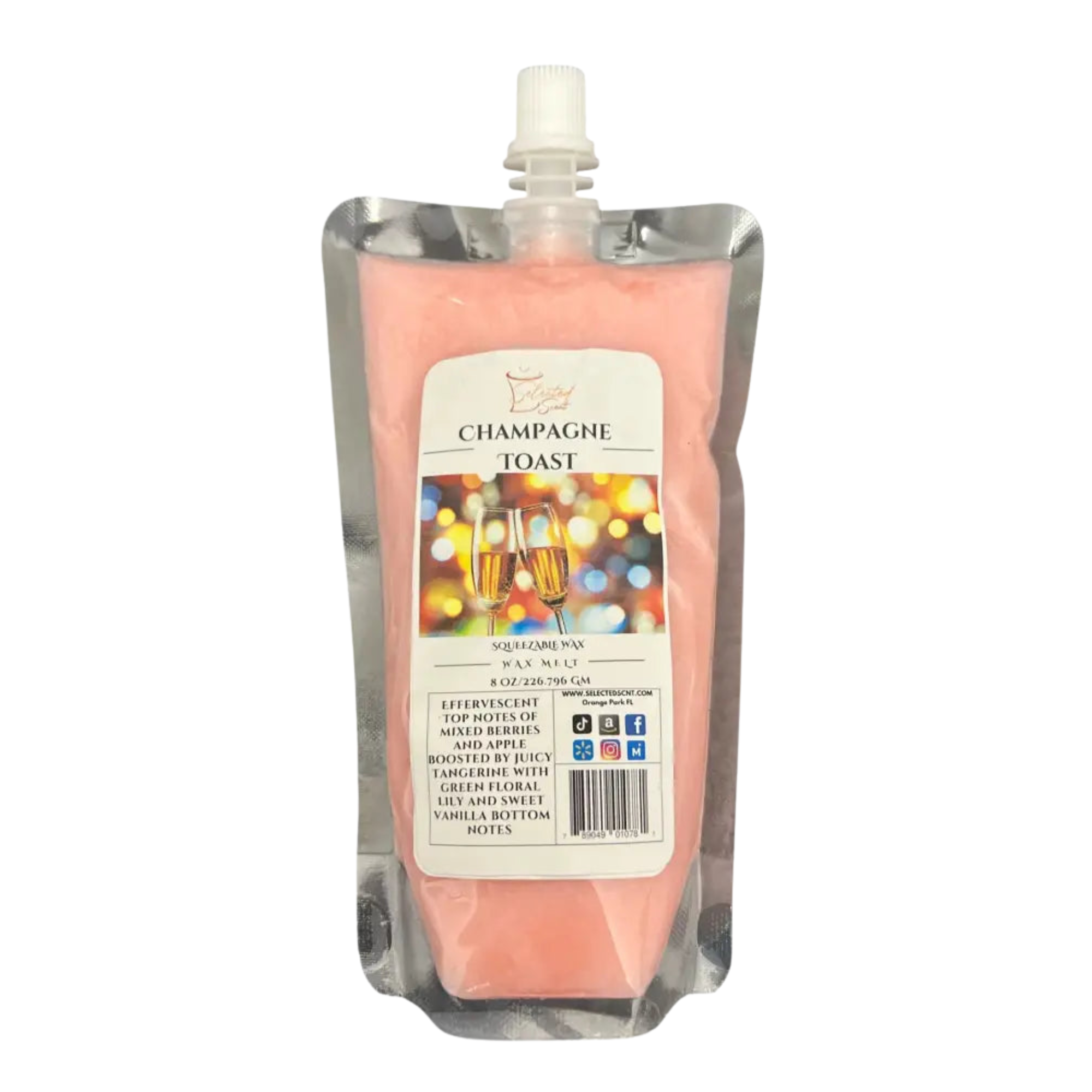 Champagne Toast Squeezable Wax Melts For Home