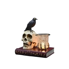 Skull and The Raven Wax And Oil Warmer Electric Decorative Warmer