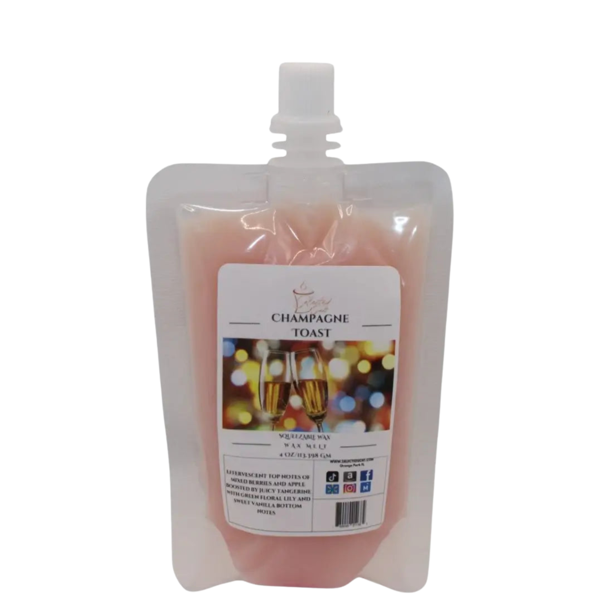 Champagne Toast Squeezable Wax Melts For Home