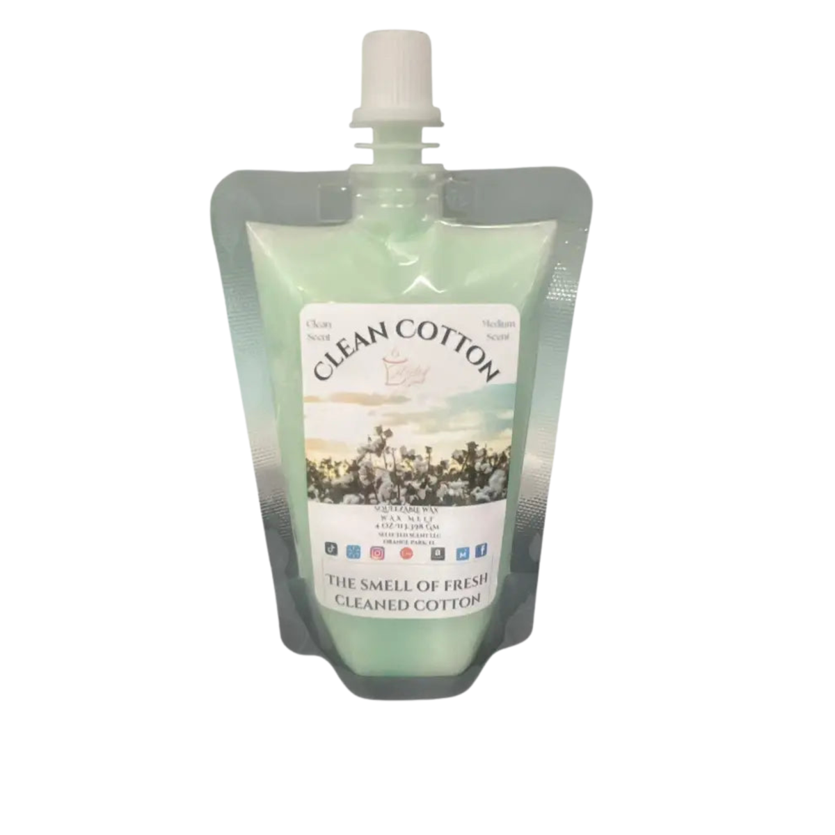 Clean Cotton Squeezable Wax Melt Fresh Laundry Scented Wax Melt