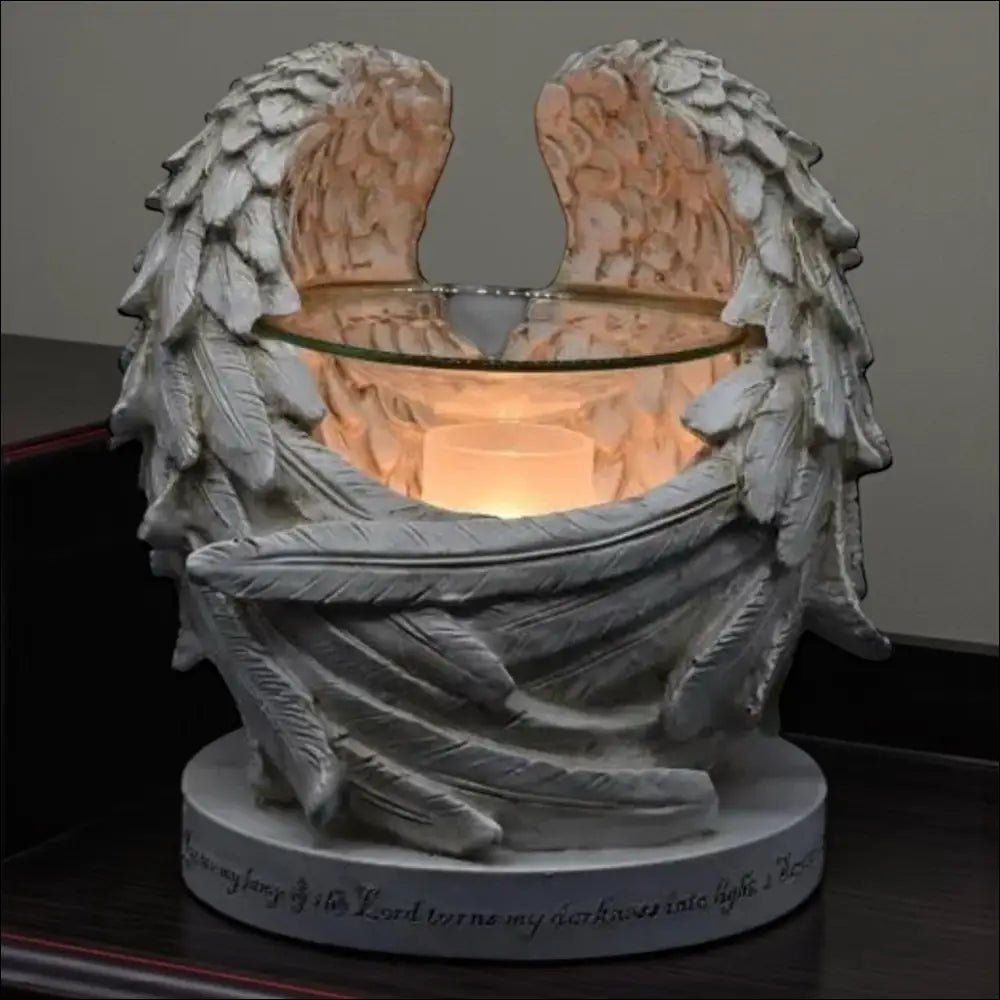 Angel wings wax and oil warmer electric with dimmer wheel