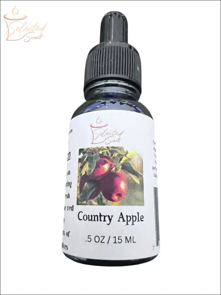 Selected Scent Country Apple pure fragrance oils for diffusers 0.5 oz 15 ml bottle with dropper