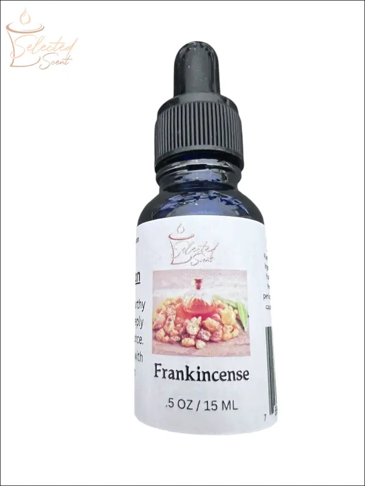 Selected Scent frankincense pure fragrance oils for diffusers in 15ml dropper bottle