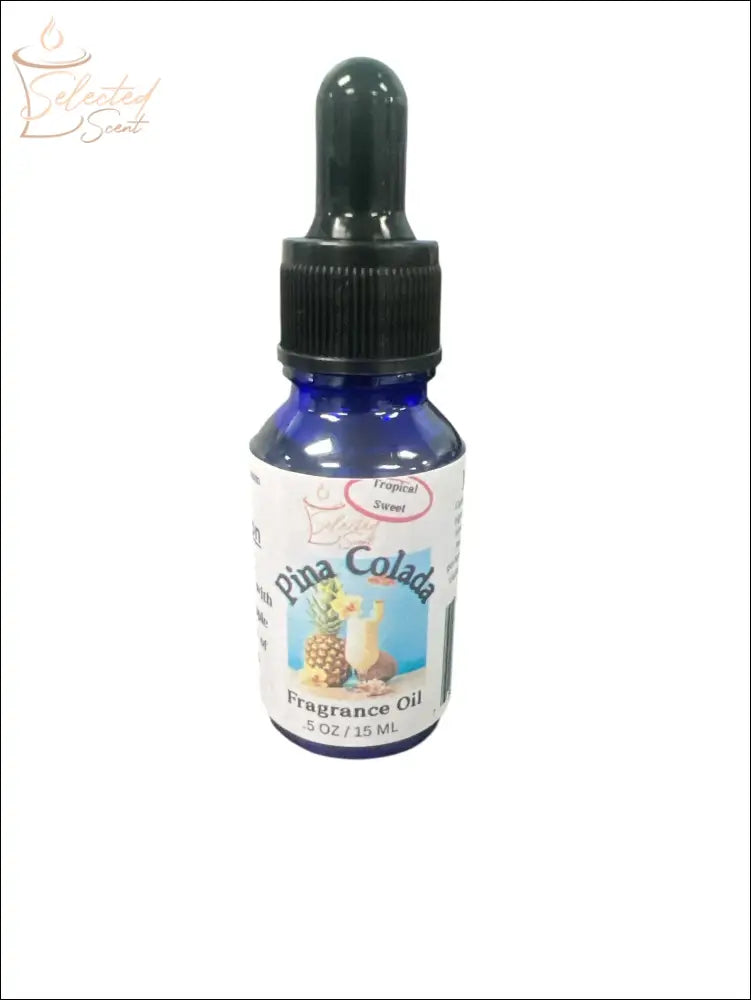 Selected Scent Pina Colada fragrance oil bottle with dropper pure fragrance oils for diffusers