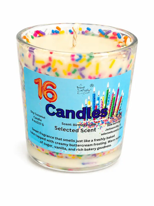 16 candles birthday party 8 ounce luxury candle long lasting scented