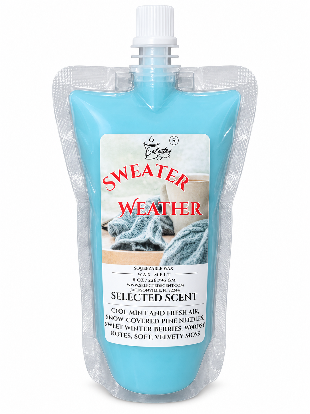Sweater Weather Squeezable Wax Melt | Holiday Wax Melts
