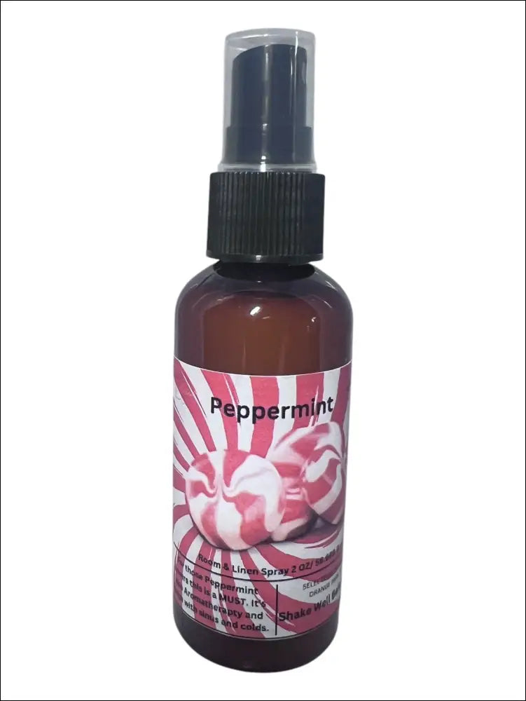 Peppermint room & linen spray long lasting - 2 ounces