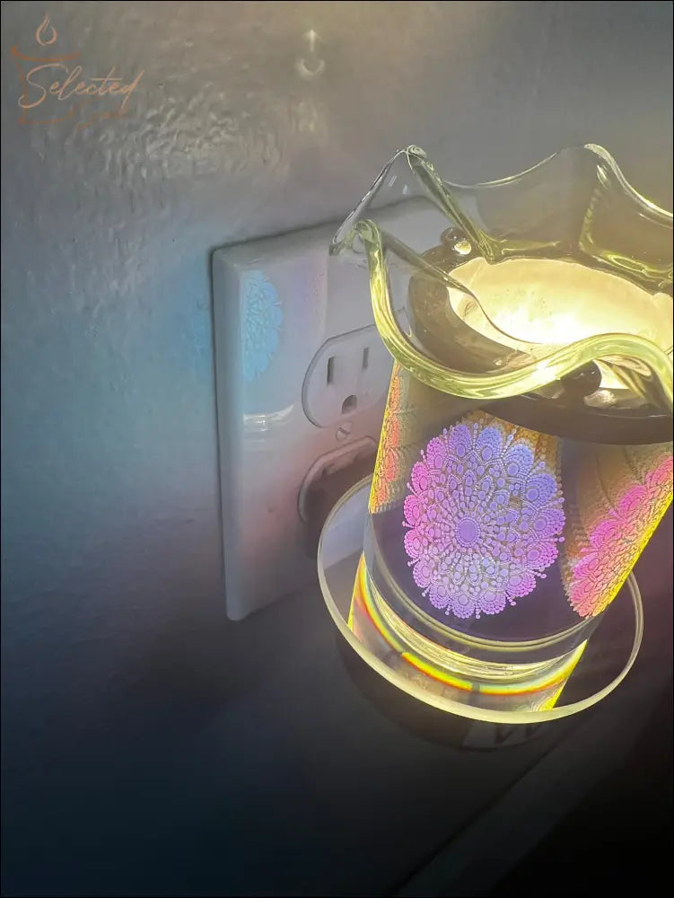 3D Blooming Flower Plug In Warmer Electric Decorative Warmer