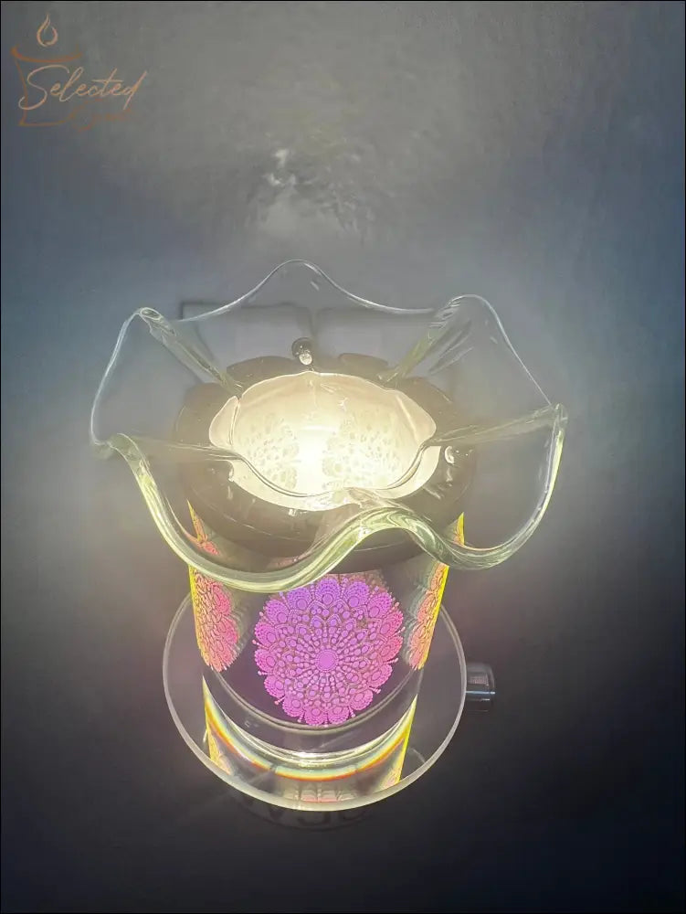 3D Blooming Flower Plug In Warmer Electric Decorative Warmer