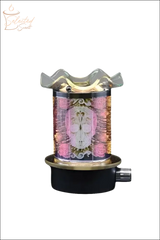 Selected Scent electric decorative warmer with ornate glass design and black base for home fragrance
