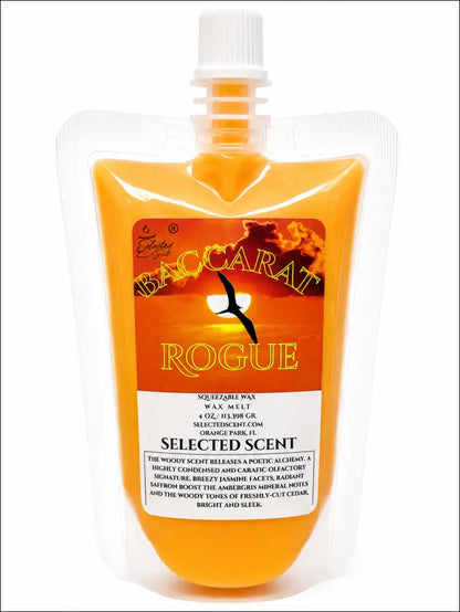 4 ounce squeezable all-natural long-lasting wax melts for home fragrance warmers - baccarat rogue