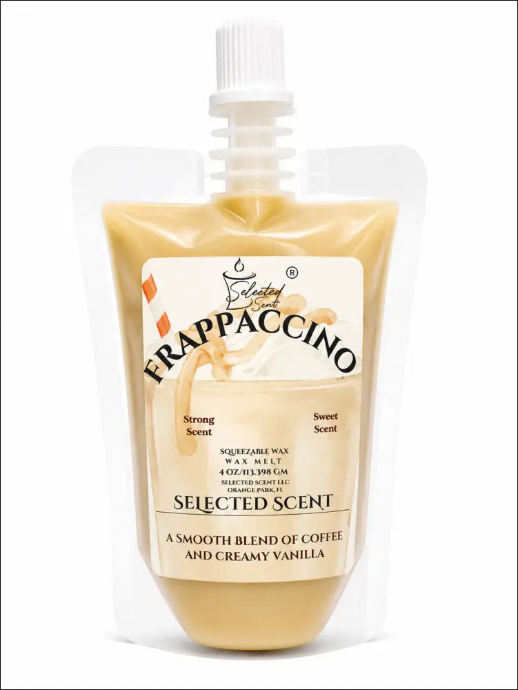4 ounce squeezable all-natural long-lasting wax melts for home fragrance warmers - frappuccino
