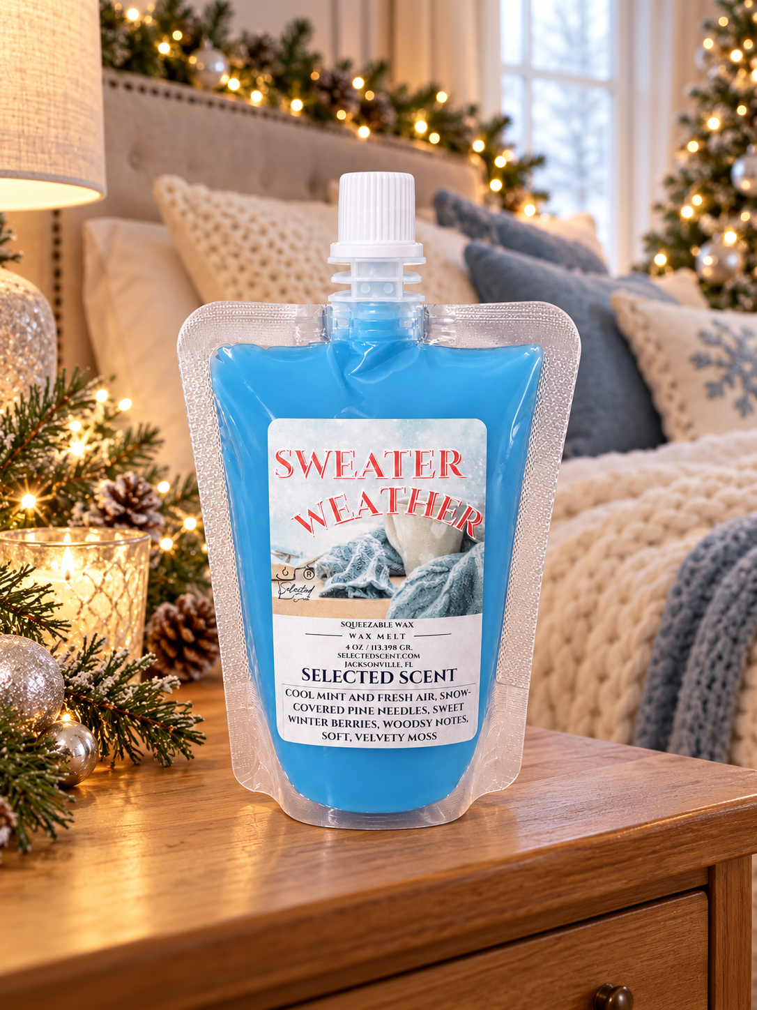 Sweater Weather Squeezable Wax Melt | Holiday Wax Melts