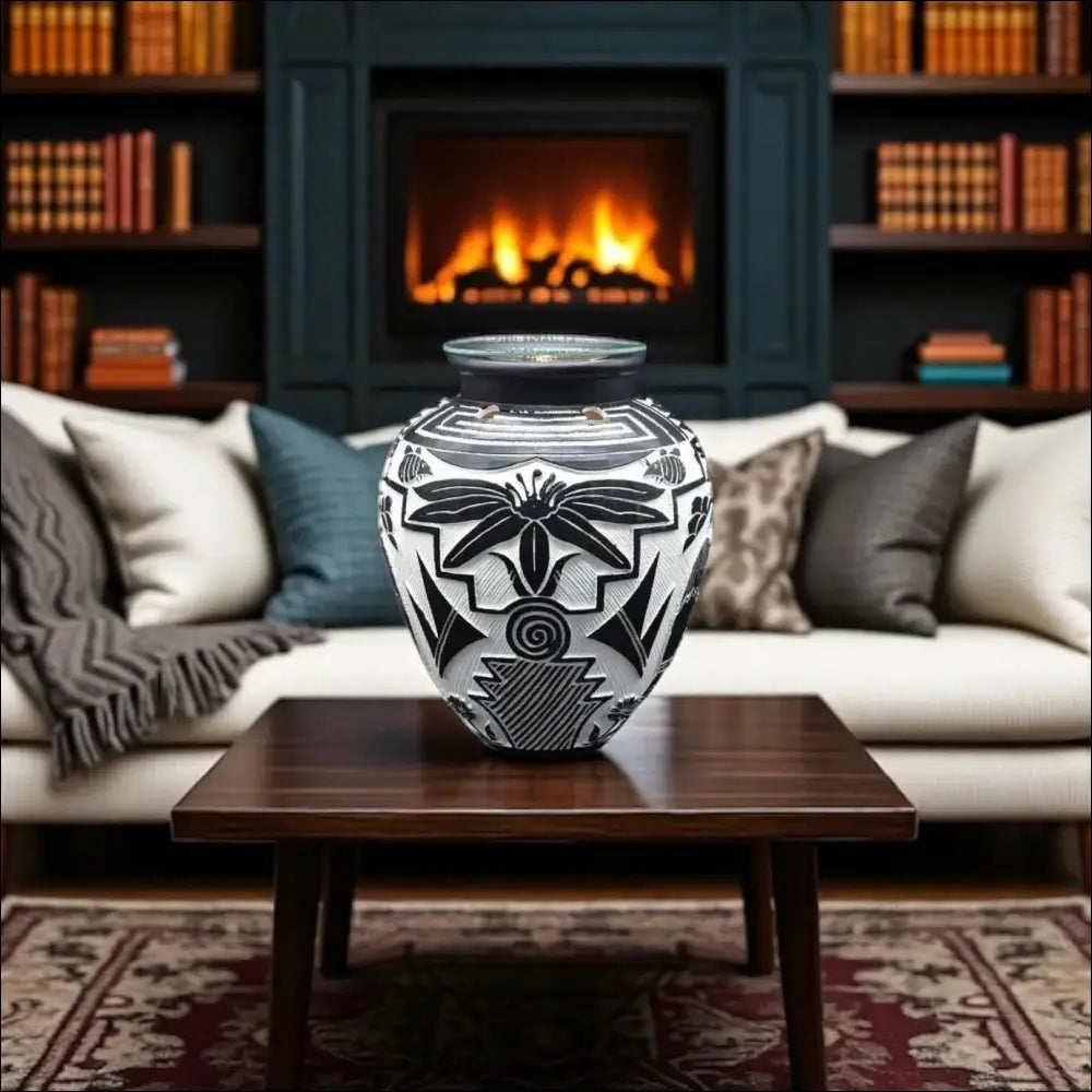 Vase egyptian wax and oil warmer electric decorative