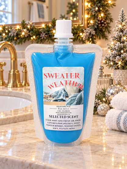 Sweater Weather Squeezable Wax Melt | Holiday Wax Melts