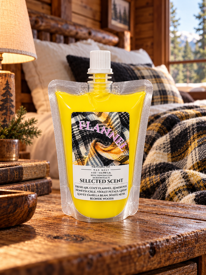 Flannel Squeezable Wax Melt | Holiday Wax Melts