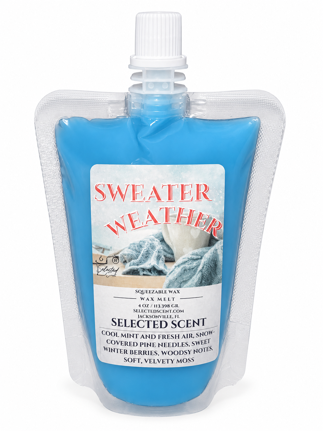 Sweater Weather Squeezable Wax Melt | Holiday Wax Melts