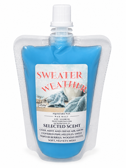 Sweater Weather Squeezable Wax Melt | Holiday Wax Melts